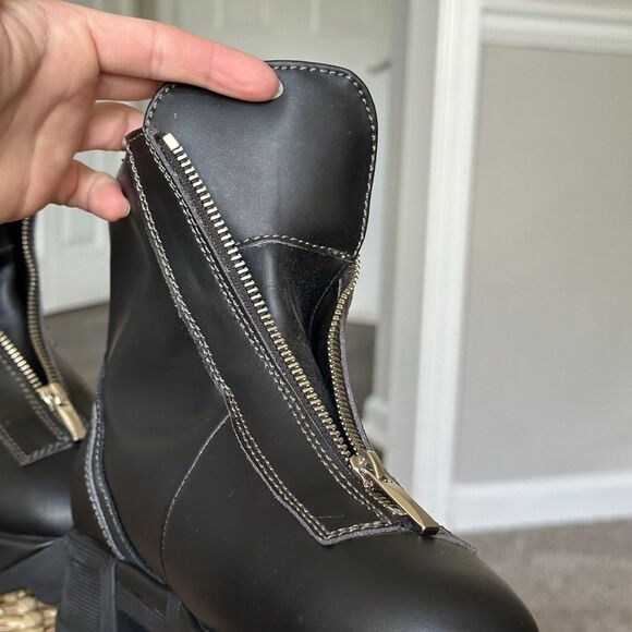 iRi ODELE Black Zip-Up Boot Women’s US 6 Chunky Platform Shoes Streetwear $280 - Picture 12 of 13